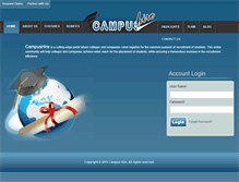Tablet Screenshot of campushire.in